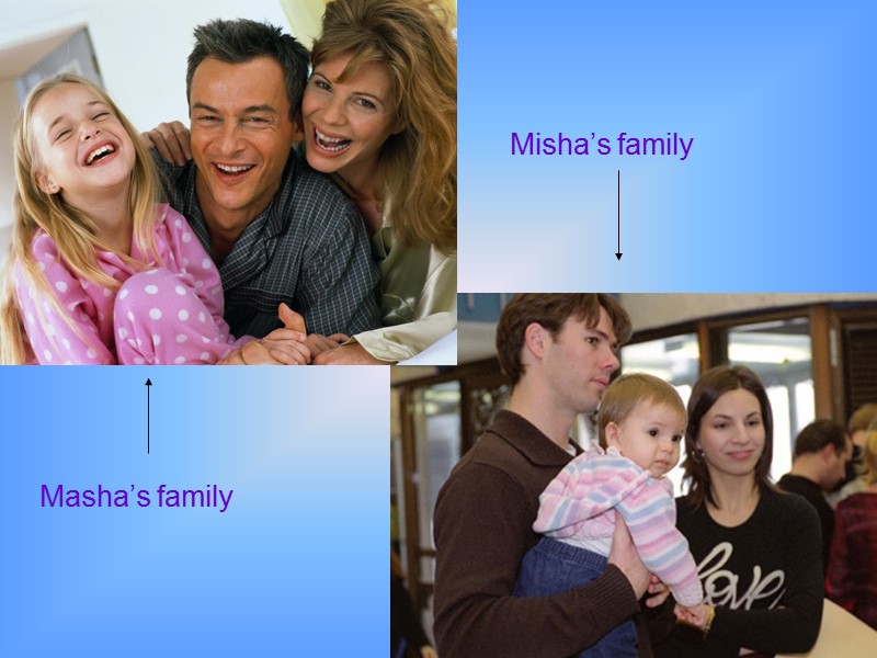 Masha’s family Misha’s family